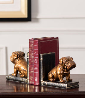 Adorable Dog Bookend Set - The Decor Kart