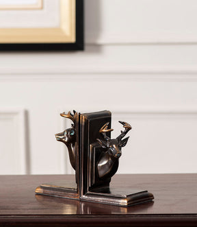 'Majestic Reindeer' Bookend Set - The Decor Kart