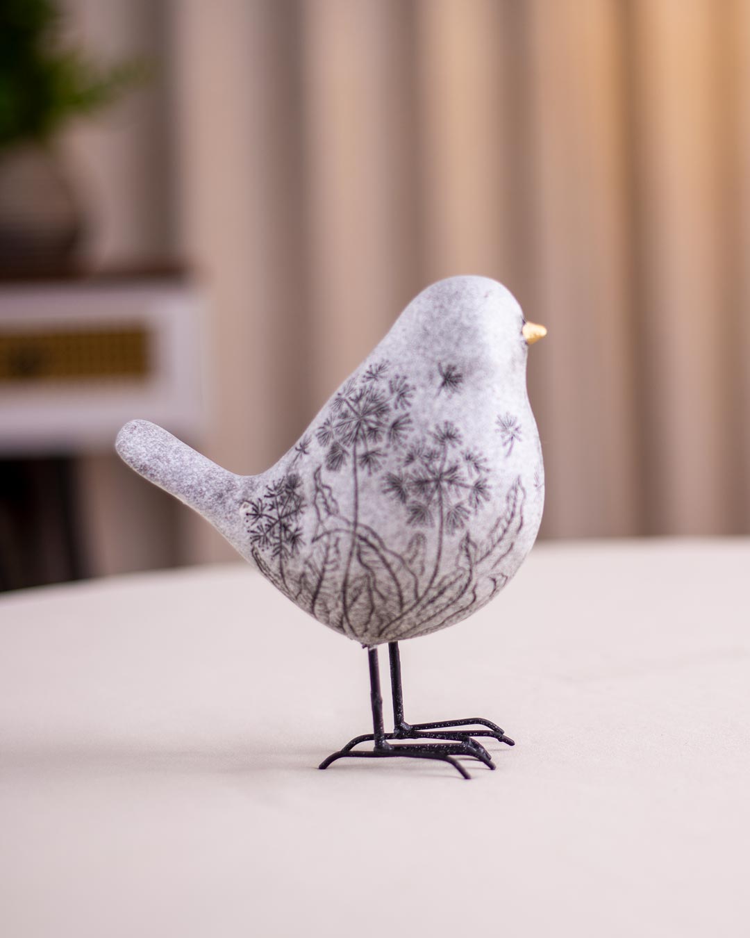 Folk Art Bird Figurine - Large - The Decor Kart