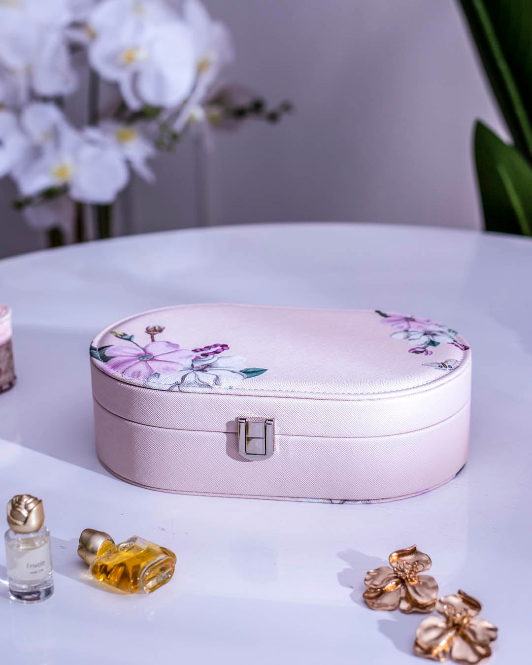 Flowers Jewellery Box - The Decor Kart