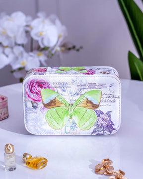 Butterfly Jewellery Organizer Box - White - The Decor Kart