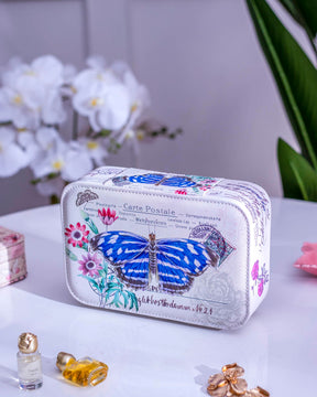 Butterfly Jewellery Organizer Box - White - The Decor Kart