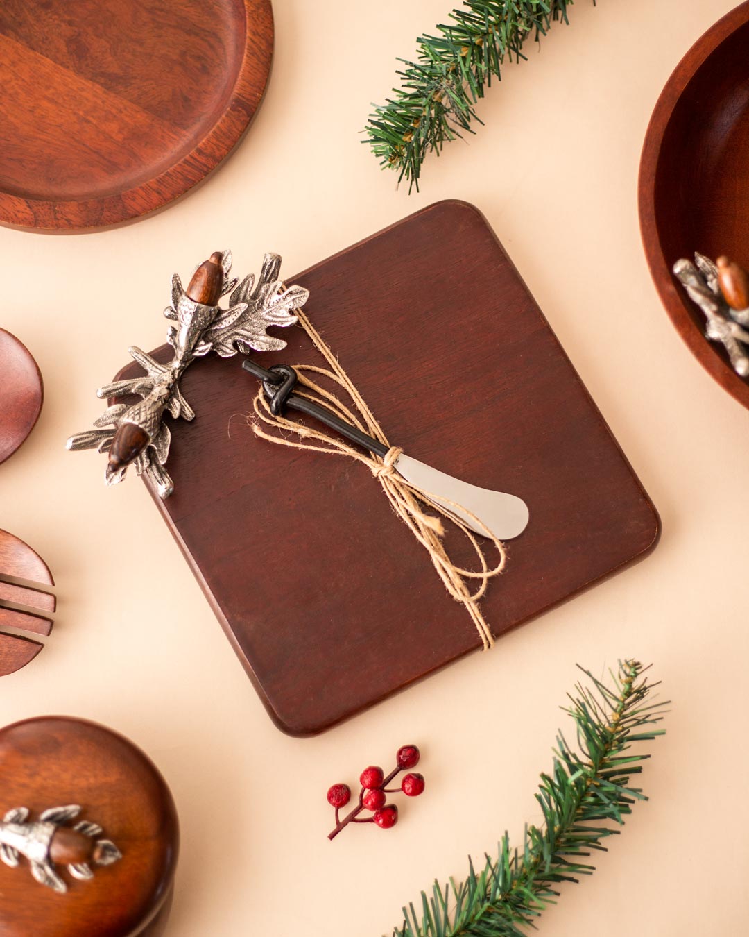 Acorn Cheese & Fruit Board - The Decor Kart