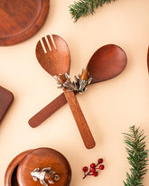 Acorn Salad Server Set - The Decor Kart