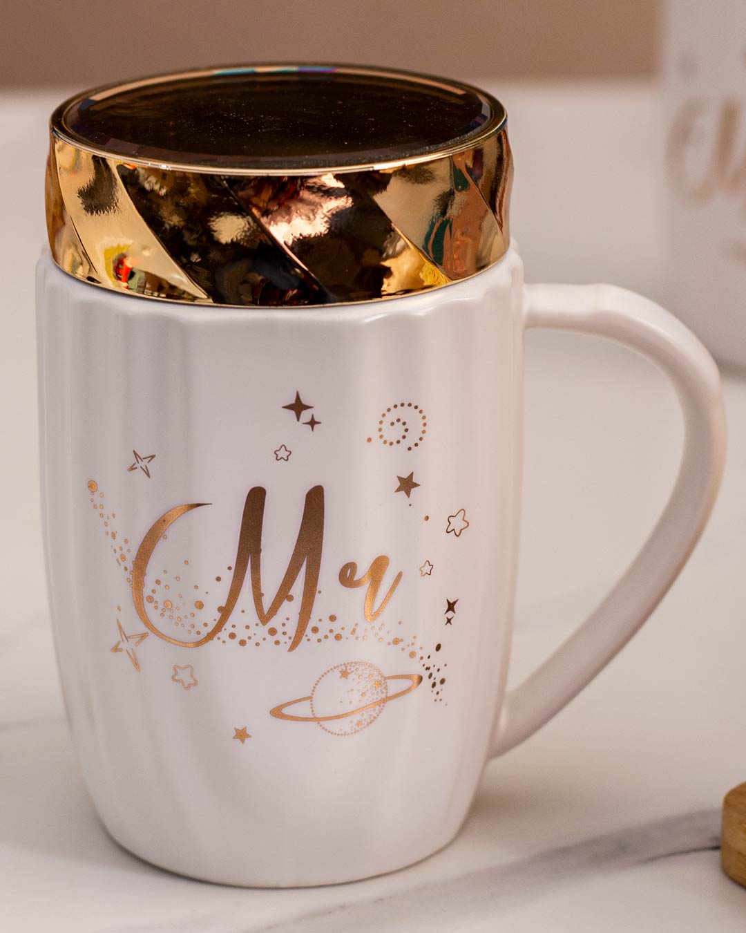 'Mr' Coffee Mug - White - The Decor Kart