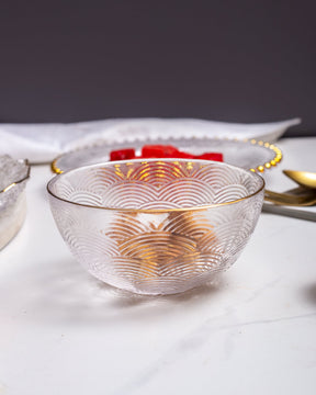 Osaka Glass Bowl - Clear - The Decor Kart