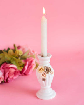 Carnation Candle Holder - The Decor Kart