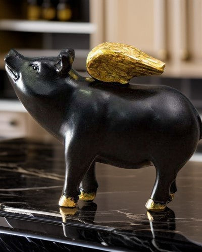 'When Pig's Fly' Decorative Figurine - The Decor Kart