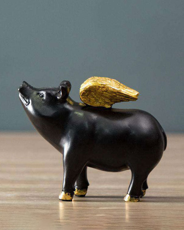 'When Pig's Fly' Decorative Figurine - The Decor Kart