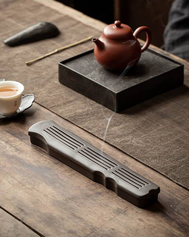 Guqin Shaped Incense Burner - The Decor Kart