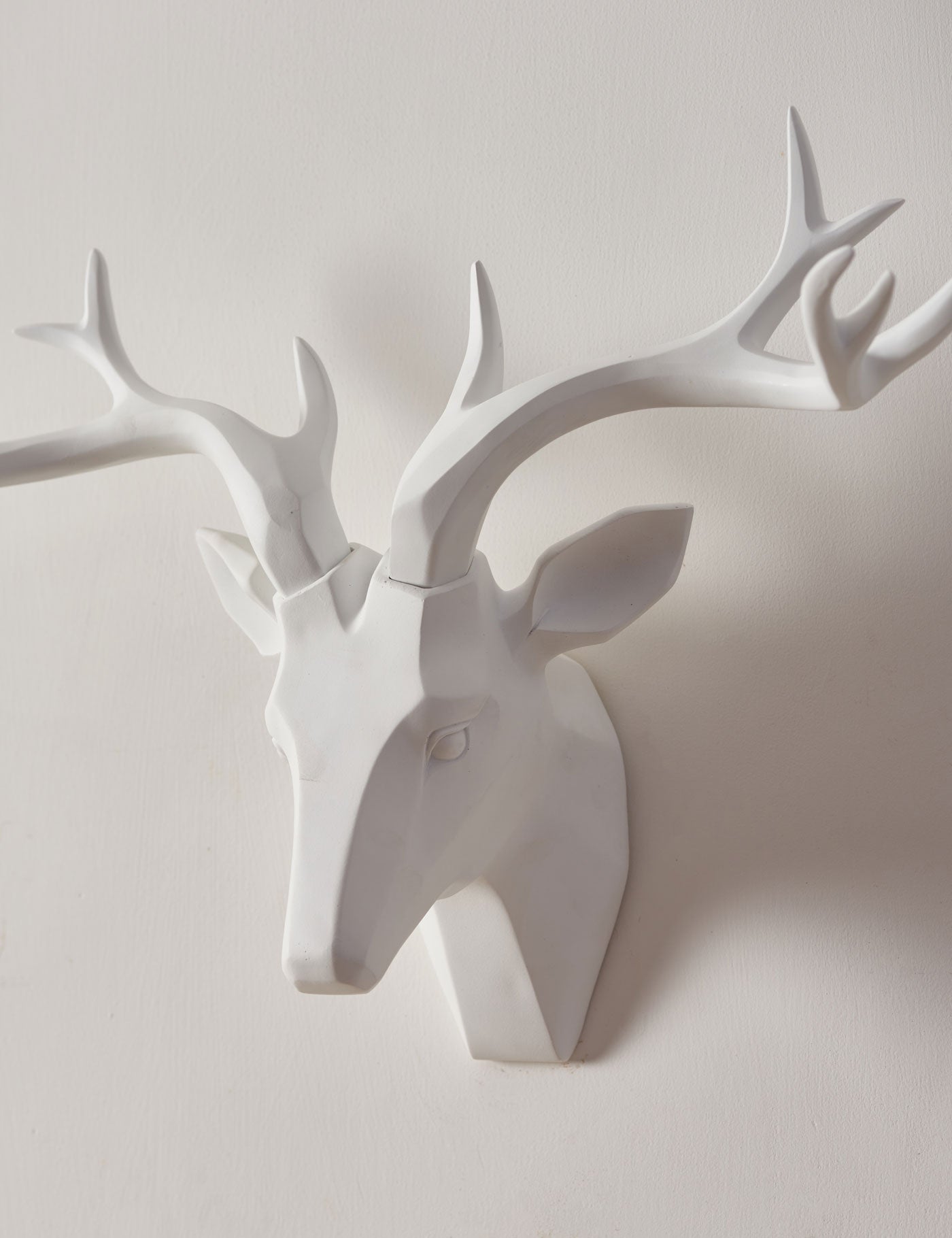 Monochrome Wall Mounted Stag - The Decor Kart