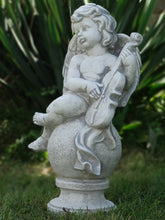 Adorable Cherub Playing Violin - The Decor Kart